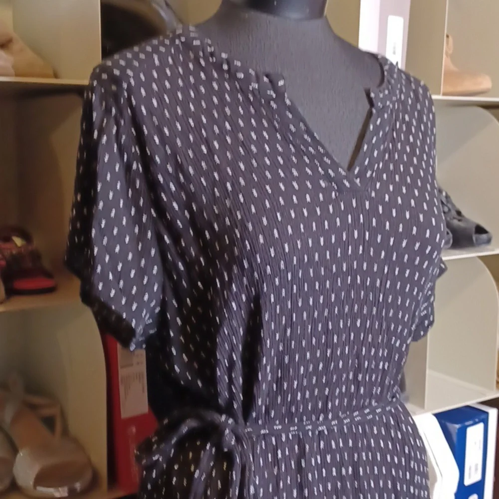 Full Moon black print Maternity top size M - Picture 2 of 4